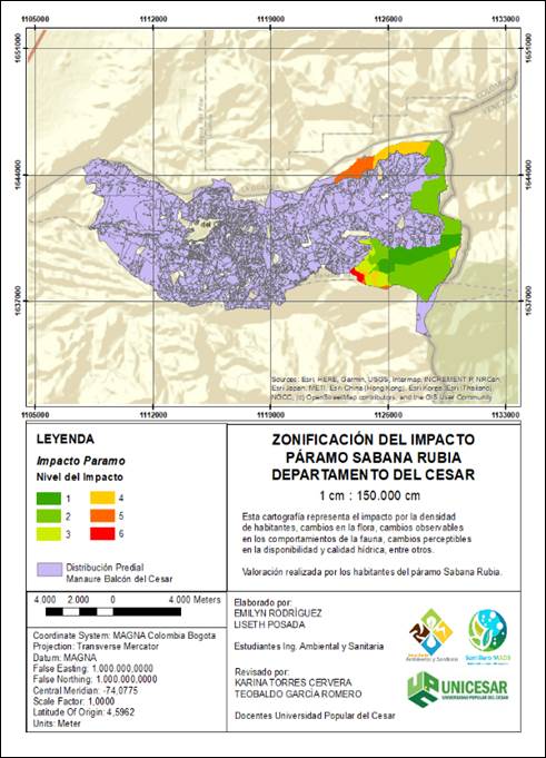 Figura 8.
            Zonificación de las Medidas de Manejo del Páramo Sabana
            Rubia