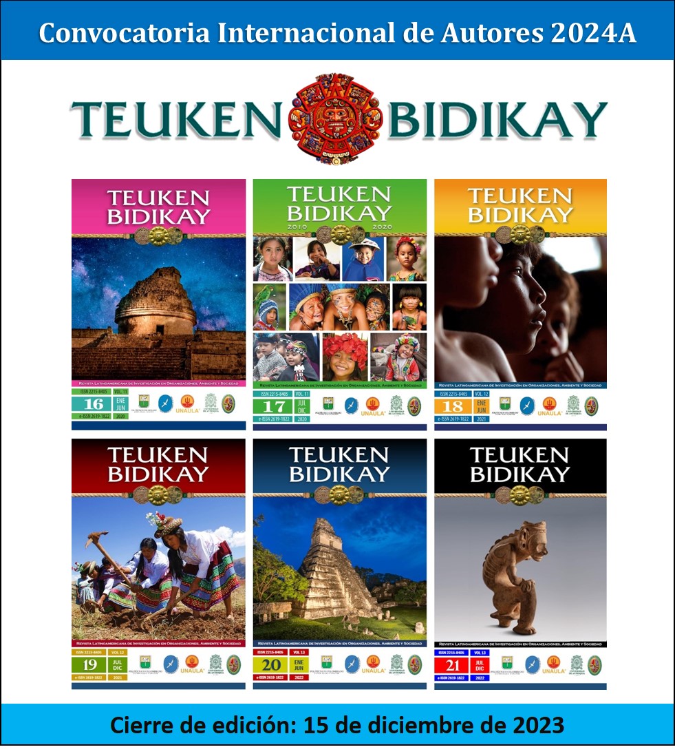 Convocatoria de autores edición 24 Teuken Bidikay