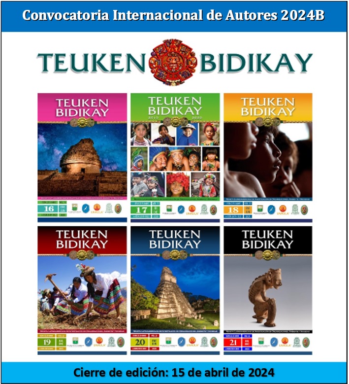 Convocatoria internacional de autores 2024b Teuken Bidikay